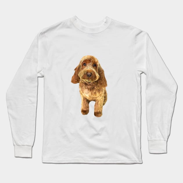 Cockapoo Cockerpoo Spoodle Cutie Doodle Dog Long Sleeve T-Shirt by ElegantCat